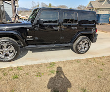 Jeep Wrangler with tint